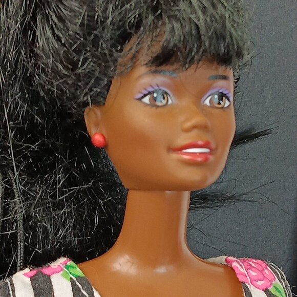Vintage Mattel Barbie Black African American 1987 Twist And Turn Waist 1966 - Picture 4 of 16